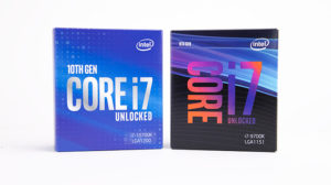 Сравнение процессоров i7 9700k и i7 10700k