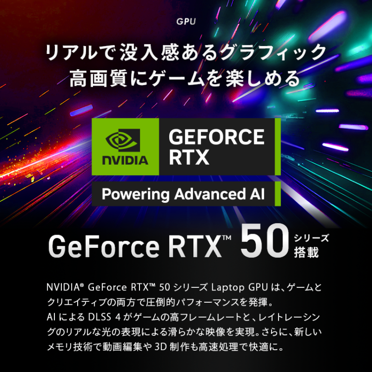 GALLERIA ZL9R-R57T-6のGPU