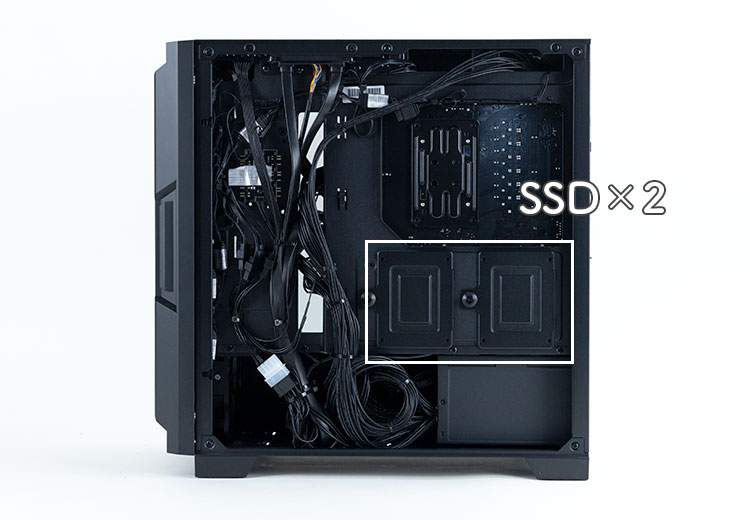 SSD×2の搭載が可能