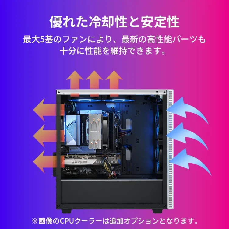 Lightning-G AF7Bは優れた冷却性と安定性