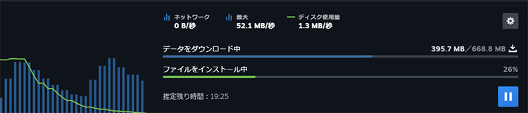 途中で止まる・途切れる場合