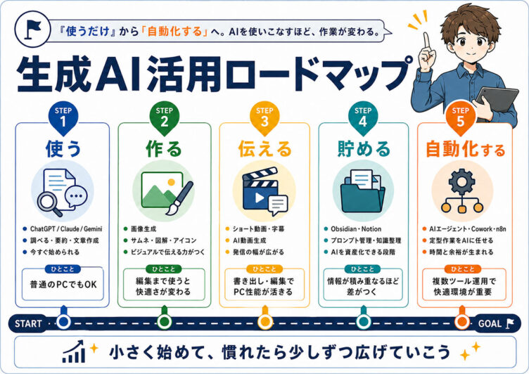 生成AI活用のロードマップ